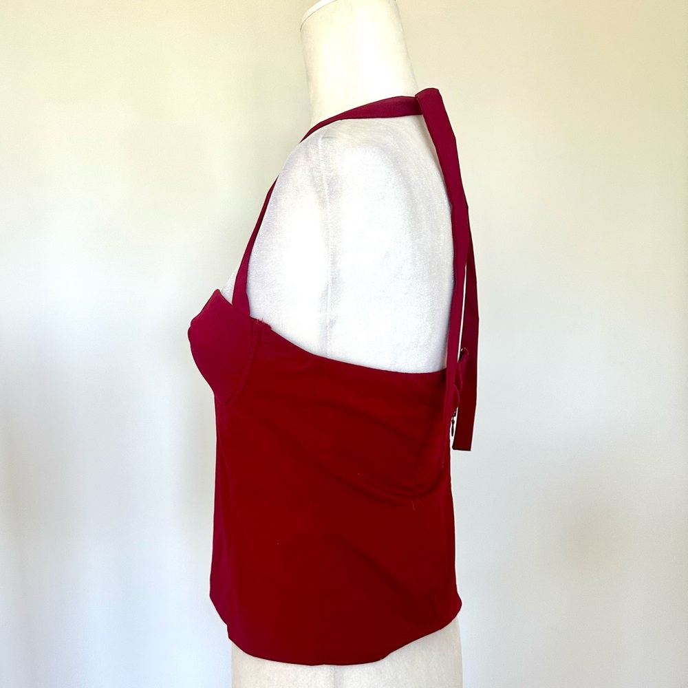 Peppermayo Red Halter Tank Top - Picture 6 of 14